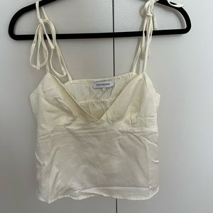 Sateen Cami in Ivory
